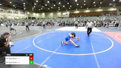 86 lbs Final - Weston Shamhart, 1 On 1 Fight Academy vs Michael Gavrilyuk, Sacramento Wrestling Bears