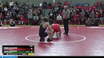 174 lbs Finals (2 Team) - David Reinhart, Mount Union vs Owen Guilford, Olivet College