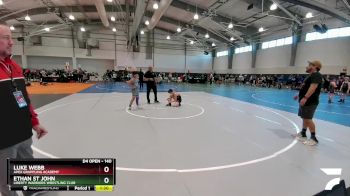 140 lbs Semifinal - Luke Webb, Apex Grappling Academy vs Ethan St John, Liberty Warriors Wrestling Club