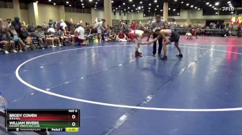 165 lbs Semifinal - Brody Cowen, B.R.A.W.L vs William Rivers, Elevate Wrestling Club