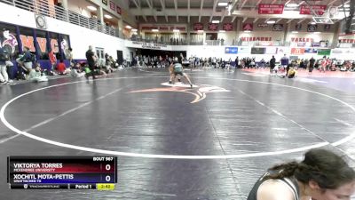 138 lbs Quarterfinal - Viktorya Torres, McKendree University vs Xochitl Mota-Pettis, Unattached TX