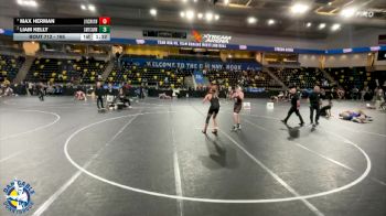 165 lbs Quarterfinal - Max Herman, New Lenox (Lincoln-Way West) vs Liam Kelly, Chicago (Mt. Carmel)
