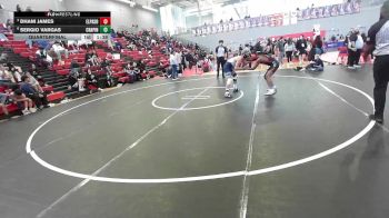 132 lbs Quarterfinal - Dhani James, El Paso vs Sergio Vargas, El Paso Chapin