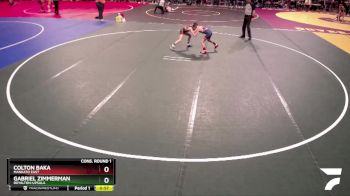 75 lbs Cons. Round 1 - Gabriel Zimmerman, Royalton-Upsala vs Colton Baka, Mankato East