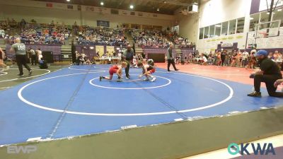 88 lbs Quarterfinal - Kacy Purmal, Tiger Trained Wrestling vs Johnathon Primeaux, Mojo Grappling Academy