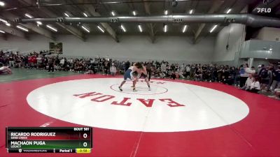 165 lbs Cons. Round 1 - Ricardo Rodriguez, Sand Creek vs Machaon Puga, Legacy