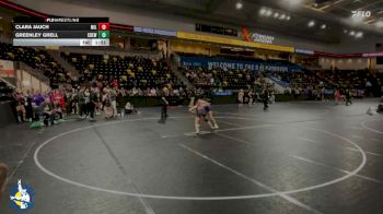 115 lbs Champ. Round 1 - Greenley Grell, Central DeWitt vs Clara Jauch, Milton