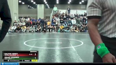 197 lbs Semis & 3rd Wb (16 Team) - Dalton Abney, Central Oklahoma vs Drake Kendrex, West Liberty