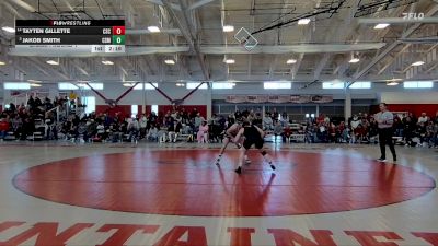 165 lbs Champ. Round 1 - Jakob Smith, Colorado School Of Mines vs Tayten Gillette, Chadron State