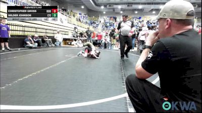 73 lbs Consi Of 8 #2 - Christopher Gross, Redskins Wrestling Club vs Wilder Johnson, Comanche Takedown Club