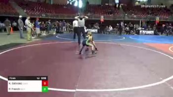 49 lbs Final - Kaiden Galindez, Dundee vs Parker French, Bear Cave