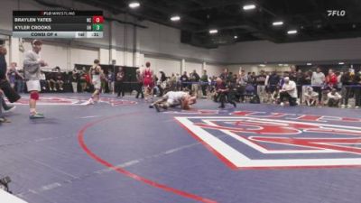 175 lbs Consi Of 4 - Braylen Yates, NC vs Kyler Crooks, OH
