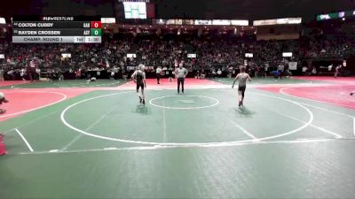 90 lbs Champ. Round 1 - Rayden Crossen, ASY3 vs Colton Cuddy, GARA