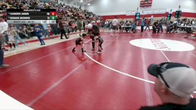 36-39 lbs Round 2 - Ronan Morris, Team Braves vs Xander Amen, PVBC WARRIORS