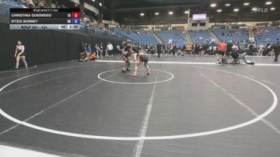 124 lbs Cons. Round 4 - Christina Guerrero, Friends University vs Nyzia Burney, Unattached