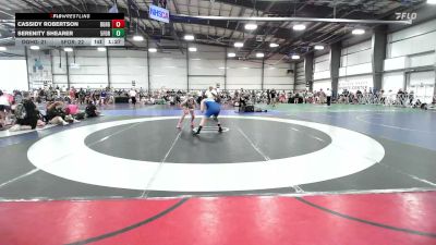152 lbs Rr Rnd 2 - Cassidy Robertson, Doughgirls - HSG vs Serenity Shearer, 5forty Lady Brawlers - HSG