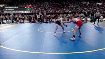 4A 120 lbs Semifinal - Jacob Rade, Timberlake vs Hunter Solomon, Marsh Valley