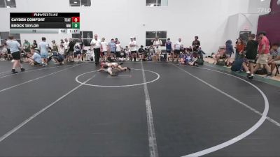 72 lbs Round 2 (6 Team) - Cayden Comfort, Team Catalyst vs Brock Taylor, Micky`s Maniacs