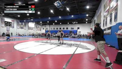 144 Boys Cons. Round 2 - Dayton Gish, San Marcos vs Landon Nelms, Carlsbad