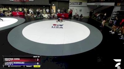 120 lbs Round 4 (16 Team) - Kristine Comia, LAWA-FR vs Luciana Rodriguez, SCVWA-FR