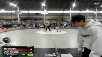 81-87 B Round 1 - Ben Hazelton, Timberline Youth Wrestling vs Wyatt Rasmussen, Small Town Grims