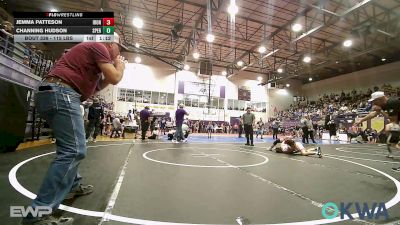 115 lbs Rr Rnd 3 - Jemma Patteson, IRONMEN Wrestling Club vs Channing Hudson, Sperry Wrestling Club