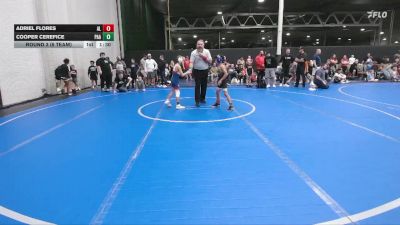 68 lbs Round 3 (6 Team) - Adriel Flores, Aggression Legionnaires vs Cooper Cerefice, PA Alliance