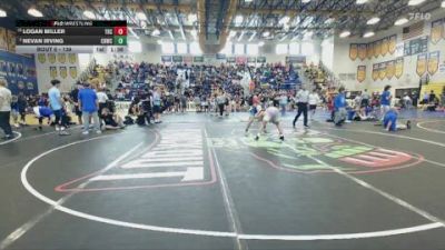 138 lbs Semifinal - Nevan Irving, Central Florida Wrestling vs Logan Miller, Riverdale