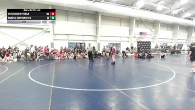 140 lbs Quarters & Wb (16 Team) - Olivia Ontiveros, Gold Rush vs Brooklyn Tritz, Team Montana