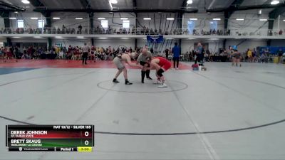 Silver 165 lbs 1st Place Match - Derek Johnson, St. Cloud State vs Brett Skaug, Wisconsin-La Crosse