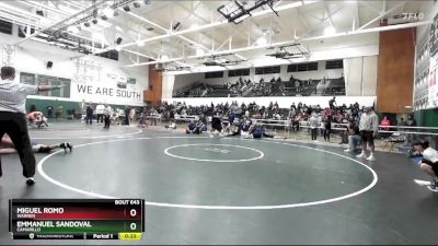 175 lbs Cons. Round 4 - Miguel Romo, Warren vs Emmanuel Sandoval, Camarillo