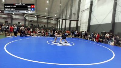 Junior FS - 190 lbs Champ. Round 1 - Ethan Bazar, Oak Harbor Wrestling Club vs Pablo Lara, Riverhawk Wrestling Academy