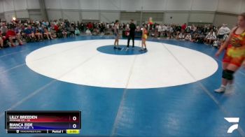 100 lbs 4th Wrestleback (16 Team) - Lilly Breeden, Missouri Ice vs Bianca Eide, Minnesota Blue