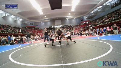 73 lbs Semifinal - Carter Malone, Owasso Takedown Club vs Hunter Jackson, Locust Grove Youth Wrestling