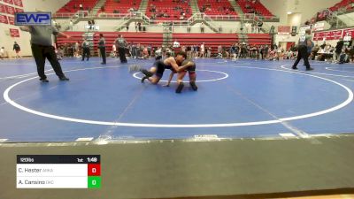 120 lbs Rr Rnd 1 - Connor Hester, Arkansas vs Abimael Cansino, OKC Saints Wrestling