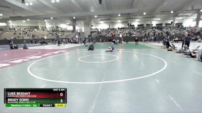 80 lbs 5th Place Match - Luke Bessant, Cleveland Wrestling Club vs Brody Goins, Blackman Wrestling Club