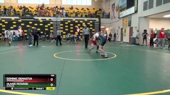 126 lbs Champ. Round 1 - Oliver McDavid, GLENOAK vs Dominic Demastus, SPRINGFIELD(Akron)