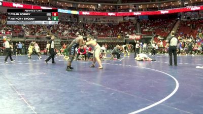 3A-285 lbs Cons. Round 2 - Dylan Forney, Ottumwa vs Anthony Snodey, Cedar Rapids Jefferson