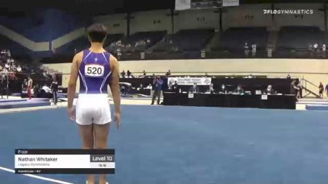 Nathan Whitaker - Floor, Legacy Gymnastics - 2021 USA Gymnastics Development Program National Championships