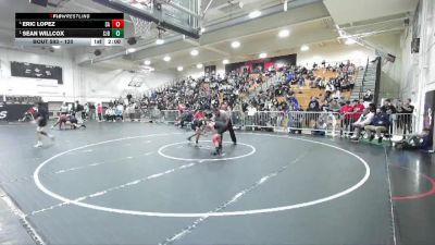 120 lbs Semifinal - Sean Willcox, St. John Bosco vs Eric Lopez, Santa Ana