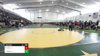 65 lbs Quarterfinal - Ramses Villa, Riverside Rascals vs Leo Davis, Way Out West