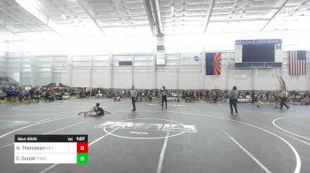 78 lbs Rr Rnd 2 - Hank Thompson, No Team vs Camiel Guizar, Powerline WC