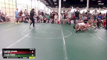 110 lbs Round 3 (4 Team) - Carter Kinard, Rebellion vs Caleb Kosko, U2 Upstate Uprising 2.0