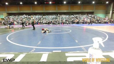 47 lbs Round Of 16 - Lauren Carlos, Tokay Wrestling Club vs Marley Senne, Bozeman Wrestling Club