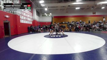 165 lbs 3rd Place - Aubrey Meyveagaci, Mascoma Valley vs Samantha Bennett, Windham