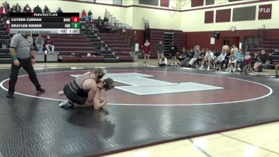 190 lbs Round 2 (3 Team) - Braylen Bieber, Independence vs Caysen Curran, Mount Vernon