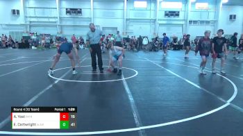 120 lbs Round 4 (10 Team) - Asa Yost, Patriots vs Ethan Cartwright, All American