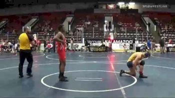 180 lbs Round 1 (4 Team) - Mikus Bishop, MI Pitbulls vs Kasen Johnson, Michigan Raiders