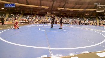 119 lbs Semifinal - Jabari Jones, Tulsa Blue T Panthers vs Gavin Harkrider-Dale, Midwest City Bombers Youth Wrestling Club