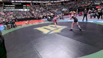 G105-4A Cons. Round 1 - Kyler Kissell, Arvada Girls vs Luvlyn Ward, Eagle Valley Girls